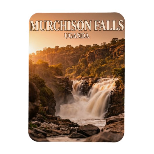 Murchison-watervallen, Masindi, Westelijke regio Magneet (Verticaal)