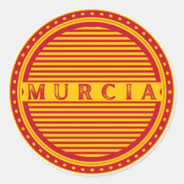 Murcia City Pride Emblem – Spanish Identity Ronde Sticker