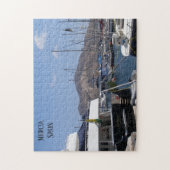 Murcia Spanje boten op het water Legpuzzel (Verticaal)