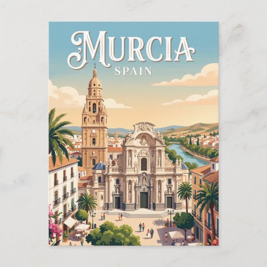 Murcia, Spanje Briefkaart (Voorkant)