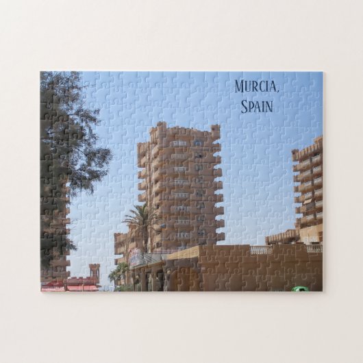Murcia Spanje foto van Spaanse gebouwen Legpuzzel (Horizontaal)