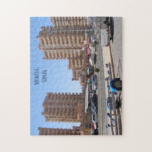 Murcia Spanje Spaanse stadsgebouwen Legpuzzel (Verticaal)