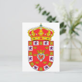 Murcia (Spanje) Wapenmunt Briefkaart (Staand voorkant)