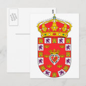 Murcia (Spanje) Wapenmunt Briefkaart (Voorkant / Achterkant)