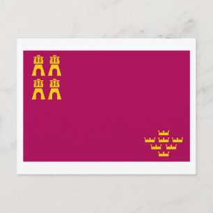 Murcia vlag briefkaart