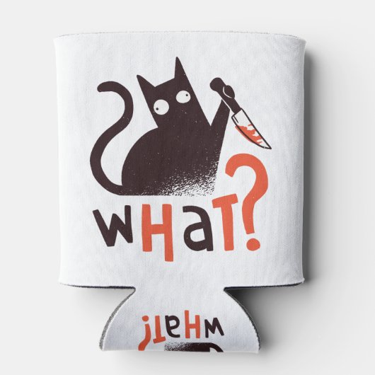 Murder Cat Funny Blikjeskoeler (Achterkant)