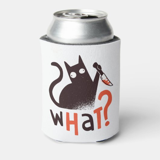 Murder Cat Funny Blikjeskoeler (Blikje Achterkant)