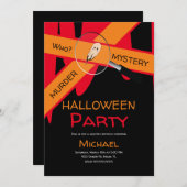 Murder Dinner Crime Scene Blood Halloween Kaart (Voorkant / Achterkant)