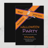 Murder Dinner Crime Tape Scene Halloween Birthday Kaart (Voorkant / Achterkant)