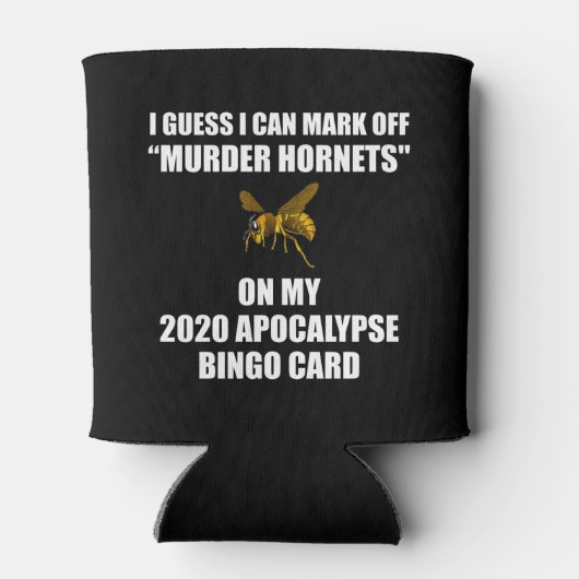 Murder Hornets 2020 Apocalypse Bingo Blikjeskoeler (Achterkant)