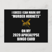 Murder Hornets 2020 Apocalypse Bingo Briefkaart (Voorkant)