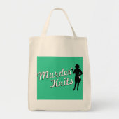 Murder Knits Logo Canvas tas (Voorkant)