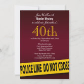 Murder mysterie: verjaardag van de bombardementen kaart (Achterkant)