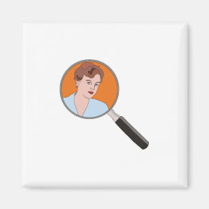 Murder Mysteries Detective en Writer Magneet
