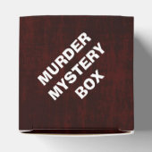 Murder Mystery Bedankdoosjes (Bovenkant)