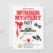 Murder Mystery Birthday Party