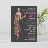 Murder Mystery Cocktail Party, Birthday Kaart (Staand voorkant)