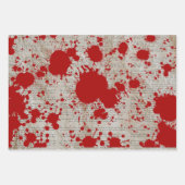 Murder mystery crime fan cold case bloody inpakpapier vel (Voorkant 3)