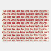 Murder mystery crime fan cold case bloody  inpakpapier vel (Voorkant 2)