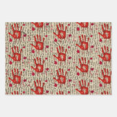 Murder mystery crime fan cold case bloody  inpakpapier vel (Voorkant)