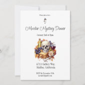 Murder Mystery Dinner Kaart (Voorkant)