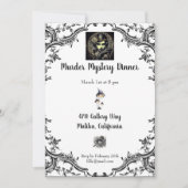 Murder Mystery Dinner Kaart (Voorkant)