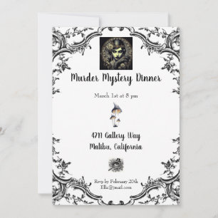 Murder Mystery Dinner Kaart