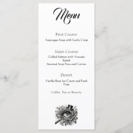 Murder Mystery Dinner Menu