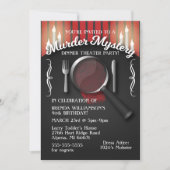 Murder Mystery Dinner Theater Party Uitnodiging (Voorkant)