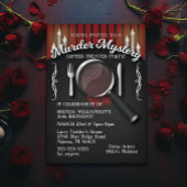 Murder Mystery Dinner Theater Party Uitnodiging