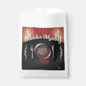 Murder Mystery Dinner Theatre Party Bedankzakje (Voorkant)