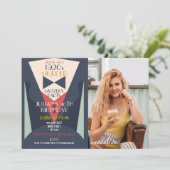 Murder Mystery Elegant Art Deco Uitnodiging uit 19 (Staand voorkant)