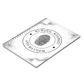 Murder Mystery en Mayhem Notitieboek (Linkerzijde)