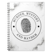 Murder Mystery en Mayhem Notitieboek (Voorkant)