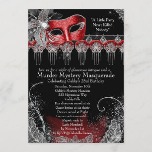 Murder Mystery Masquerade Kaart