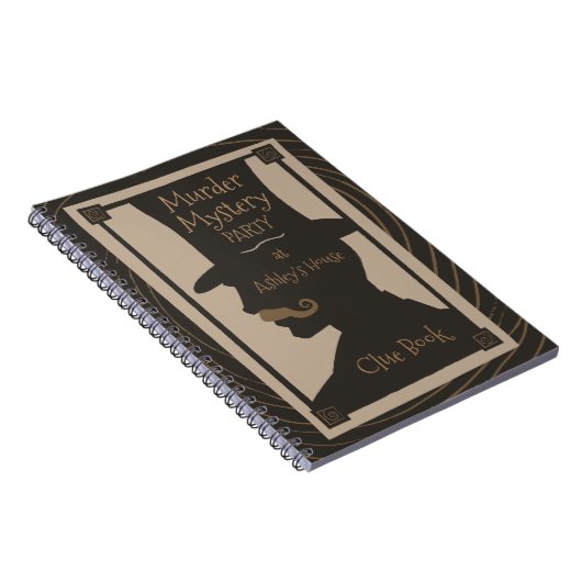 Murder Mystery Party - Clue Book Notitieboek (Rechterzijde)