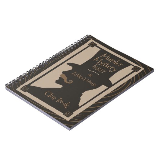 Murder Mystery Party - Clue Book Notitieboek (Linkerzijde)