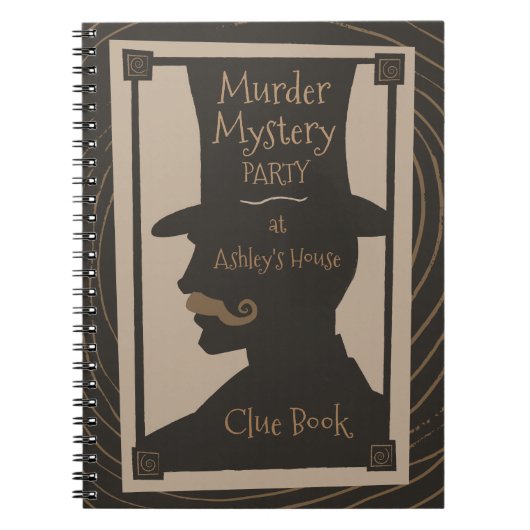 Murder Mystery Party - Clue Book Notitieboek (Voorkant)