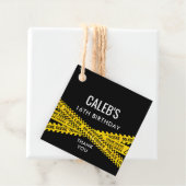 Murder Mystery Party Diner Gele Politie Tapes Bedankjes Labels (In situ)