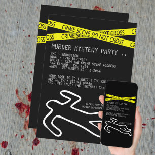 Murder Mystery Party Kaart