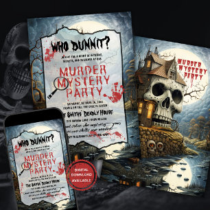Murder Mystery Party Kaart