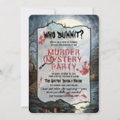 Murder Mystery Party Kaart (Voorkant)