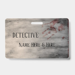 Murder Mystery Party Naam Badge