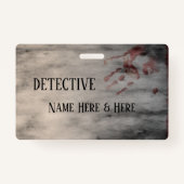 Murder Mystery Party Naam Badge (Voorkant)