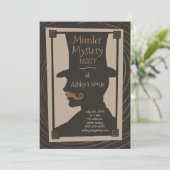Murder Mystery Party - Uitnodiging (Staand voorkant)