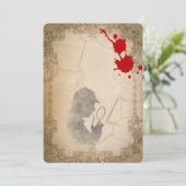 Murder Mystery roept  Sjabloon op Kaart (Staand voorkant)