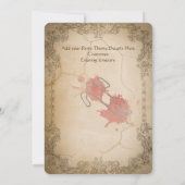 Murder Mystery roept  Sjabloon op Kaart (Achterkant)