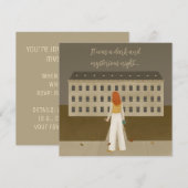 Murder Mystery Theme Party Kaart (Voorkant / Achterkant)