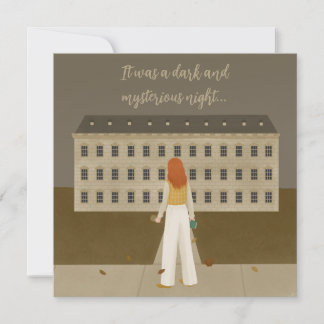 Murder Mystery Theme Party Kaart