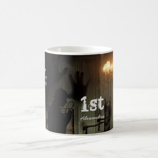 Murder Mystery WINNAARS Prijs Gepersonaliseerde Mo Koffiemok (Center)